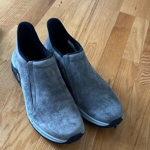 Merrell Men's Gray Suede Slip-On Loafers